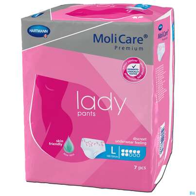 Inkontinenz Molicare Premium/lady/pants Tropfen 7 Large 7st, A-Nr.: 4918864 - 03