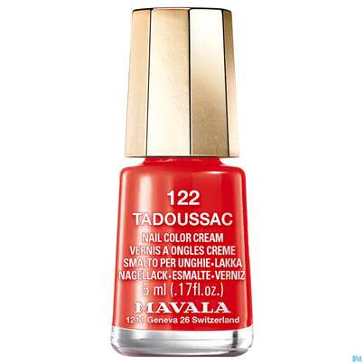 Sie sehen eine Packung Mavala Nagellacke 122 Tadoussac 5ml, Produktbild: 03 Mavala Nagellacke 122 Tadoussac 5ml, A-Nr.: 5379398 - 03