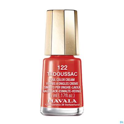 Sie sehen eine Packung Mavala Nagellacke 122 Tadoussac 5ml, Produktbild: 04 Mavala Nagellacke 122 Tadoussac 5ml, A-Nr.: 5379398 - 04