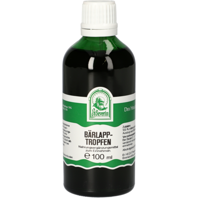 Sie sehen eine Packung BAERLAPP TROPFEN 100 ML, Produktbild: 01 BAERLAPP TROPFEN 100 ML, A-Nr.: 4377227 - 01