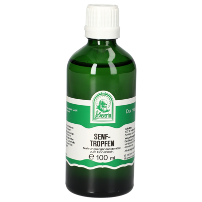 Sie sehen eine Packung SENF TROPFEN 100 ML, Produktbild: 01 SENF TROPFEN 100 ML, A-Nr.: 4312452 - 01