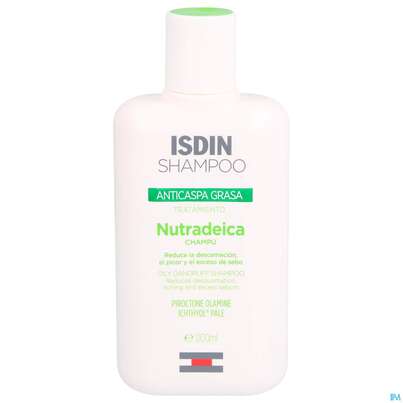 Sie sehen eine Packung Shampoon Isdin Nutradeica 200ml, Produktbild: 01 Shampoon Isdin Nutradeica 200ml, A-Nr.: 5570334 - 01