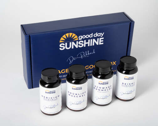 Sie sehen eine Packung Good Day Sunshine – 90 Tage FeelgoodBox, Produktbild: 03 Good Day Sunshine – 90 Tage FeelgoodBox, A-Nr.: 6000917 - 03