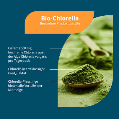 Sie sehen eine Packung NatuGena Bio-Chlorella Presslinge, Produktbild: 02 NatuGena Bio-Chlorella Presslinge, A-Nr.: 5990007 - 02