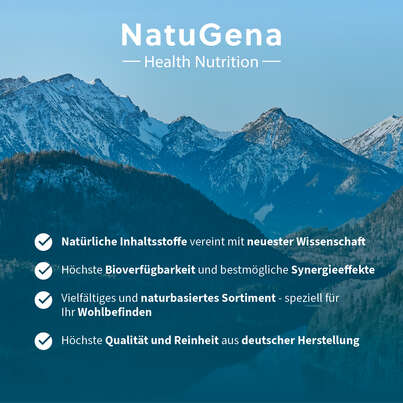 Sie sehen eine Packung NatuGena Bio-Moringa Kapseln, Produktbild: 06 NatuGena Bio-Moringa Kapseln, A-Nr.: 5989820 - 06