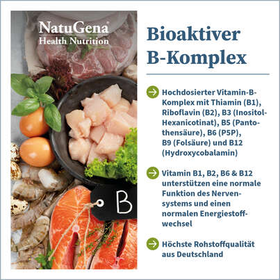 NatuGena Bioaktiver B-Komplex Kapseln, A-Nr.: 5989889 - 02