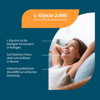 NatuGena L-Glycin 2000 Pulver, A-Nr.: 5990071 - 02