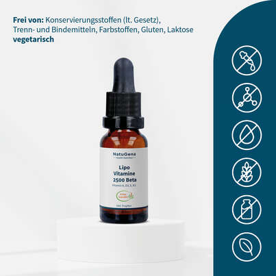 NatuGena LipoVitamine 2500 Beta Tropfen, A-Nr.: 5990102 - 03