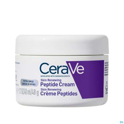 Sie sehen eine Packung Cerave Skin Renewing Peptide Cr 48ml, Produktbild: 01 Cerave Skin Renewing Peptide Cr 48ml, A-Nr.: 5985696 - 01