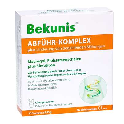 Sie sehen eine Packung Bekunis Abfuehr-komplex Plus Pulver Nr 63 10st, Produktbild: 02 Bekunis Abfuehr-komplex Plus Pulver Nr 63 10st, A-Nr.: 5992354 - 02