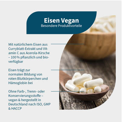 NatuGena Eisen Vegan Kapseln, A-Nr.: 5178228 - 02