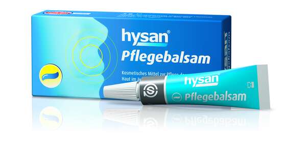 Sie sehen eine Packung hysan® Pflegebalsam, Produktbild: 01 hysan® Pflegebalsam, A-Nr.: 4079470 - 01