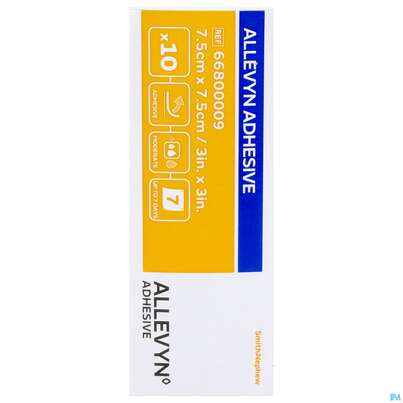 Wundverband Allevyn/polyurethan Adhesive 7,5x 7,5cm -tam 10st, A-Nr.: 4736620 - 11