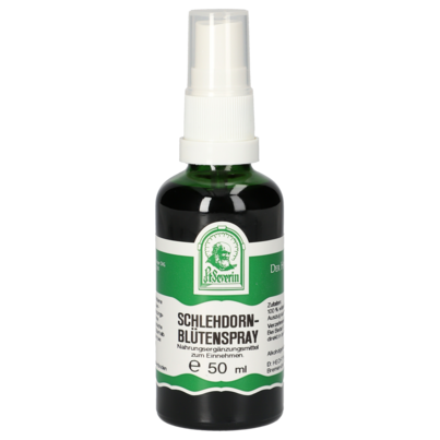 Sie sehen eine Packung SCHLEHDORNBLÜTEN SPRAY 50 ML, Produktbild: 01 SCHLEHDORNBLÜTEN SPRAY 50 ML, A-Nr.: 4444857 - 01