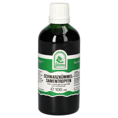 Sie sehen eine Packung SCHWARZKÜMMELSAMEN TROPFEN 100 ML, Produktbild: 01 SCHWARZKÜMMELSAMEN TROPFEN 100 ML, A-Nr.: 4484911 - 01