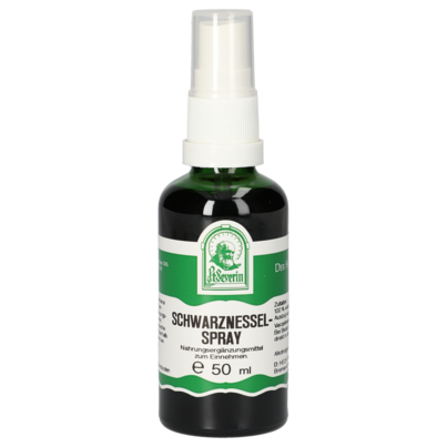 Sie sehen eine Packung SCHWARZNESSEL SPRAY 50 ML, Produktbild: 01 SCHWARZNESSEL SPRAY 50 ML, A-Nr.: 4566158 - 01