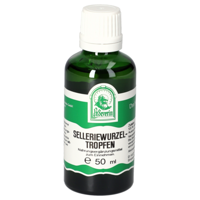 Sie sehen eine Packung SELLERIEWURZEL TROPFEN 50 ML, Produktbild: 01 SELLERIEWURZEL TROPFEN 50 ML, A-Nr.: 4484963 - 01