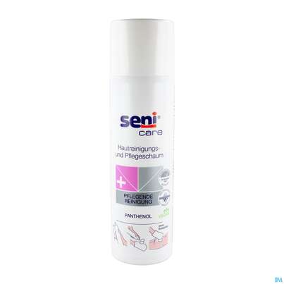 Sie sehen eine Packung Seni Care Reinigungsschaum 500ml, Produktbild: 01 Seni Care Reinigungsschaum 500ml, A-Nr.: 3215244 - 01