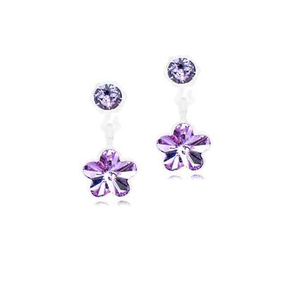 Sie sehen eine Packung Blomdahl Ohrhänger Blume violett, Produktbild: 01 Blomdahl Ohrhänger Blume violett, A-Nr.: 6019992 - 01