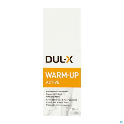 Sie sehen eine Packung Dul-x Gel-creme Warm Up Active 60364 150ml, Produktbild: 03 Dul-x Gel-creme Warm Up Active 60364 150ml, A-Nr.: 5772291 - 03