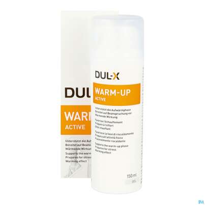 Sie sehen eine Packung Dul-x Gel-creme Warm Up Active 60364 150ml, Produktbild: 12 Dul-x Gel-creme Warm Up Active 60364 150ml, A-Nr.: 5772291 - 12