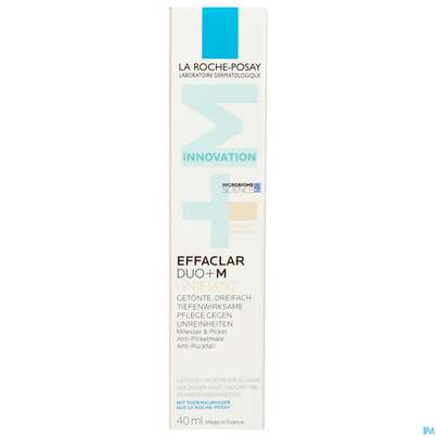 Sie sehen eine Packung La Roche Posay Effaclar Duo+m Unifiant Hell 40ml, Produktbild: 01 La Roche Posay Effaclar Duo+m Unifiant Hell 40ml, A-Nr.: 5883116 - 01