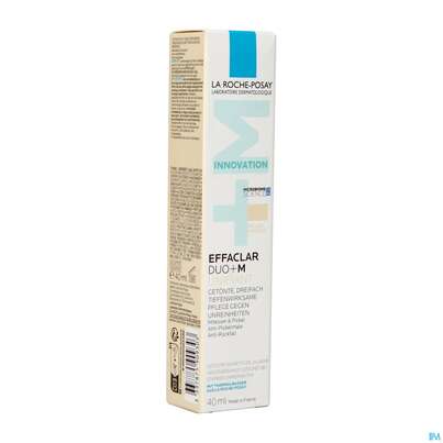 Sie sehen eine Packung La Roche Posay Effaclar Duo+m Unifiant Hell 40ml, Produktbild: 02 La Roche Posay Effaclar Duo+m Unifiant Hell 40ml, A-Nr.: 5883116 - 02