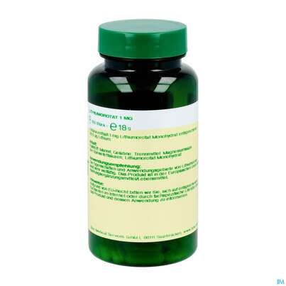 Lithiumorotat Kapseln 1mg Bios 100st, A-Nr.: 5903391 - 04