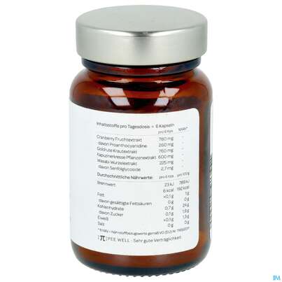 Sie sehen eine Packung Saphyr Kapseln Pee Well 30st, Produktbild: 04 Saphyr Kapseln Pee Well 30st, A-Nr.: 5191341 - 04