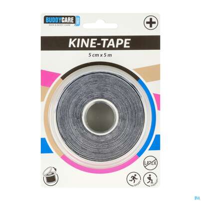 Tape Buddycare/med Kinesiologie Latexfrei 5cmx 5m Schwarz 1st, A-Nr.: 5845038 - 01