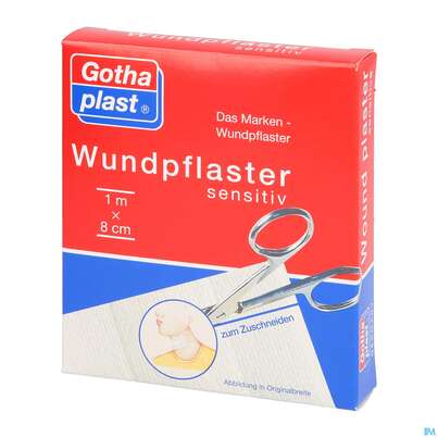 Wundpflaster Sensitiv 1mx 8cm 1st, A-Nr.: 2590810 - 03