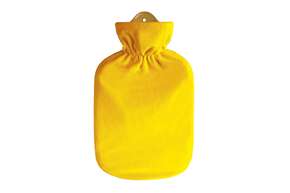 Wärmflasche Flauschbezug gelb, A-Nr.: 5398591 - 01