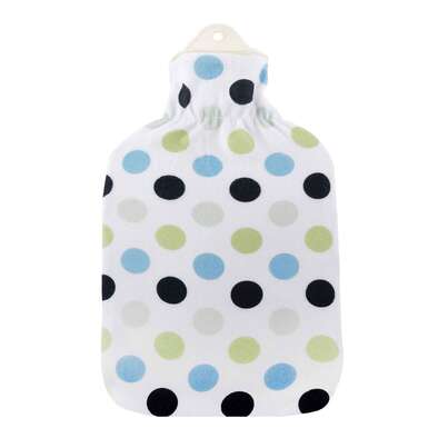 Wärmflasche Velourbezug Tupfen 2,0L, A-Nr.: 5476196 - 01