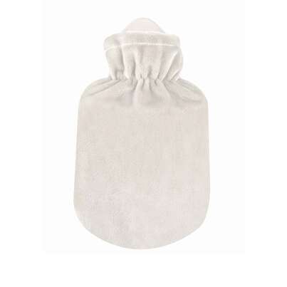 Kinder Wärmeflasche Flausch weiß, A-Nr.: 5673560 - 01