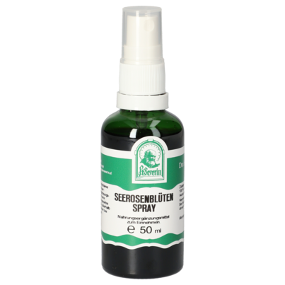Sie sehen eine Packung SEEROSENBLÜTEN SPRAY 50 ML, Produktbild: 01 SEEROSENBLÜTEN SPRAY 50 ML, A-Nr.: 5853374 - 01