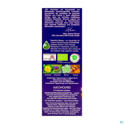 Artischocken Amaro Bitterkraeuter Bio Elixier Kraeuter Fruechte Alkoholfrei 330ml, A-Nr.: 3823699 - 06