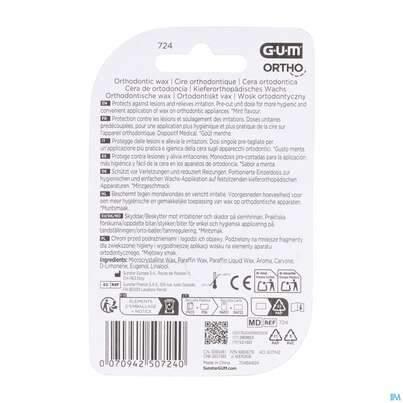 Zahnpflege Gum Orthodont Wachs Klar 723 1st, A-Nr.: 3115815 - 06