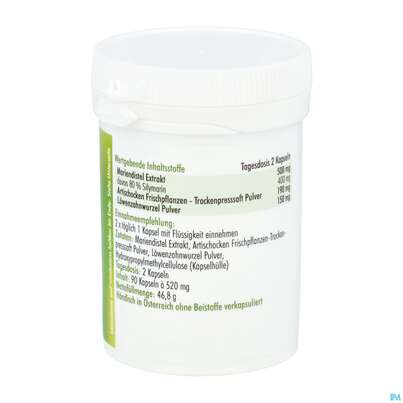 Sie sehen eine Packung Mariendistel Kapseln +artischocke Anatis 90st, Produktbild: 04 Mariendistel Kapseln +artischocke Anatis 90st, A-Nr.: 5071625 - 04