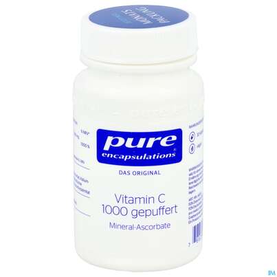 Sie sehen eine Packung Vitamin C Kapseln 1000 Pure Encapsulat. Gepuffert Ab23a 30st, Produktbild: 02 Vitamin C Kapseln 1000 Pure Encapsulat. Gepuffert Ab23a 30st, A-Nr.: 5907756 - 02