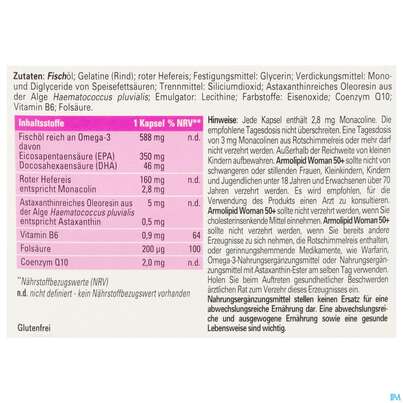Armolipid Woman 50+ Softgel Kapseln 30st, A-Nr.: 5975456 - 04