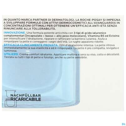 Sie sehen eine Packung La Roche Posay Hyalu B5 Gesicht Antifalten Creme 50ml, Produktbild: 05 La Roche Posay Hyalu B5 Gesicht Antifalten Creme 50ml, A-Nr.: 5976728 - 05