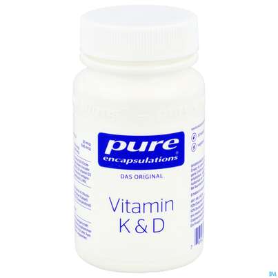 Sie sehen eine Packung Pure Encapsulations Kapseln Vitamin K+d Skd3a 30st, Produktbild: 02 Pure Encapsulations Kapseln Vitamin K+d Skd3a 30st, A-Nr.: 5907762 - 02
