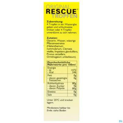Sie sehen eine Packung Bachblueten -apopharm 39 Rescue Tropfen 20ml, Produktbild: 07 Bachblueten -apopharm 39 Rescue Tropfen 20ml, A-Nr.: 4089149 - 07