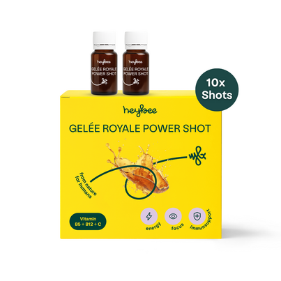 Sie sehen eine Packung Gelée Royale Power Shot, Produktbild: 01 Gelée Royale Power Shot, A-Nr.: 5997914 - 01