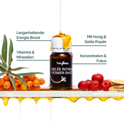 Sie sehen eine Packung Gelée Royale Power Shot, Produktbild: 05 Gelée Royale Power Shot, A-Nr.: 5997914 - 05