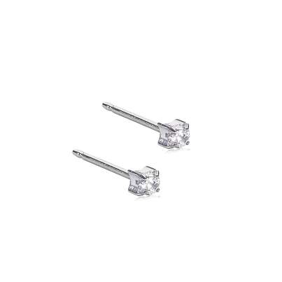 Blomdahl Ohrstecker Tiffany Titan White 3mm, A-Nr.: 6020328 - 01