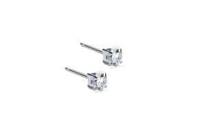 Blomdahl Ohrstecker Tiffany Titan White 4mm, A-Nr.: 6020334 - 01