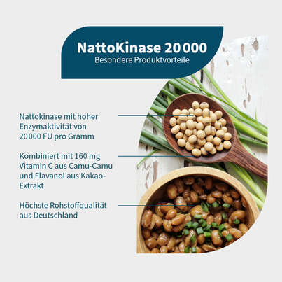Sie sehen eine Packung NatuGena NattoKinase 2000 Kapseln, Produktbild: 02 NatuGena NattoKinase 2000 Kapseln, A-Nr.: 5699453 - 02