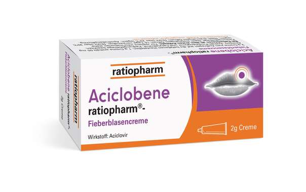 Aciclobene ratiopharm Fieberblasencreme, A-Nr.: 2424247 - 01