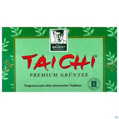Sie sehen eine Packung Gruener Tee Baders Tai Chi Premium 1,5g Beutel 20st, Produktbild: 02 Gruener Tee Baders Tai Chi Premium 1,5g Beutel 20st, A-Nr.: 2386363 - 02